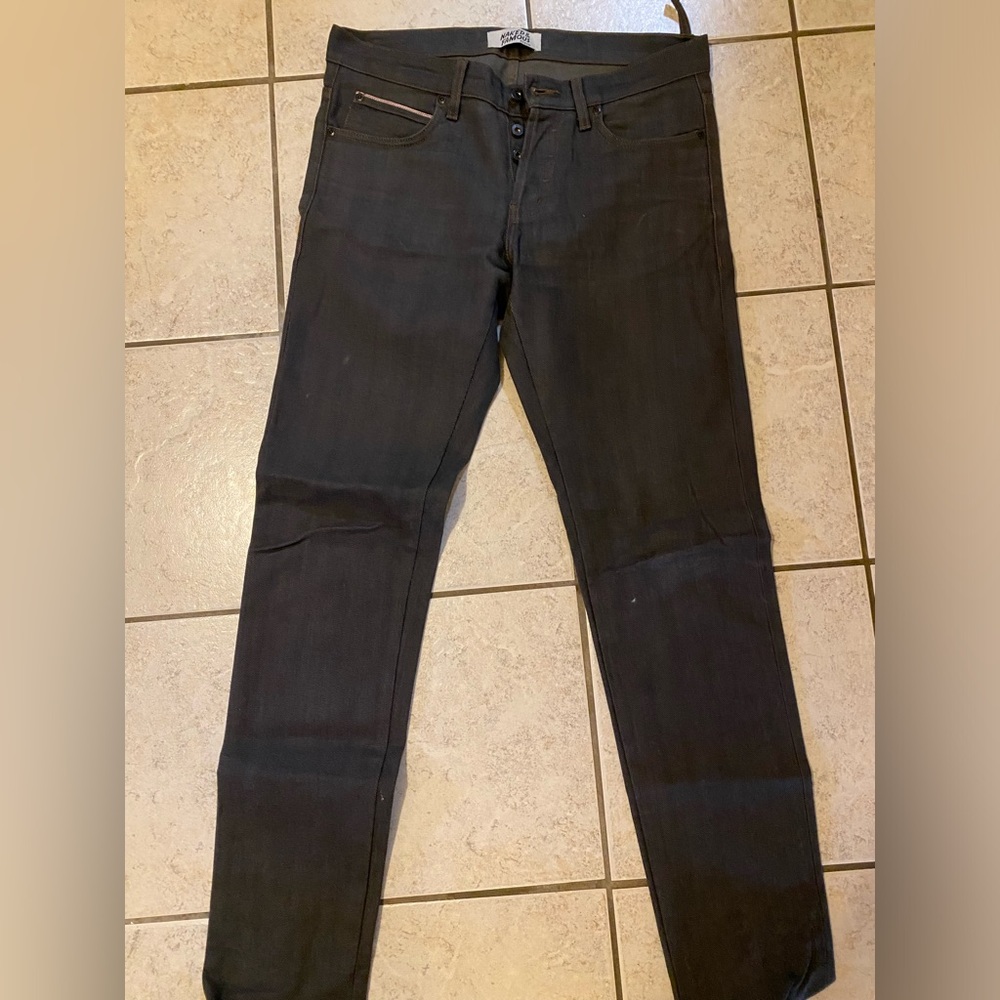 Naked & Famous Hunter Selvedge, size 32, length 34